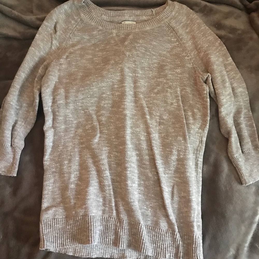 3/4 sleeve sweater